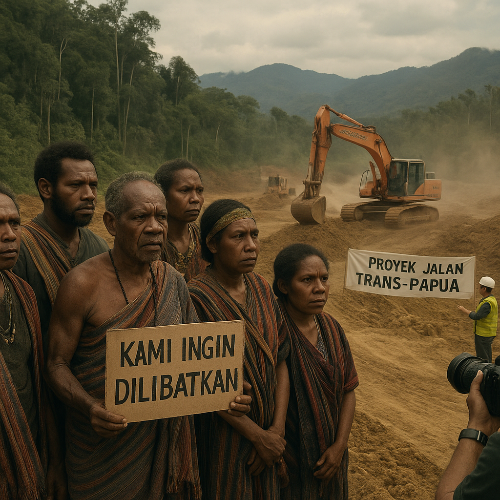Riset UNDP: Pembangunan Infrastruktur di Papua Barat Kurang Libatkan Masyarakat Adat, Picu Ketegangan