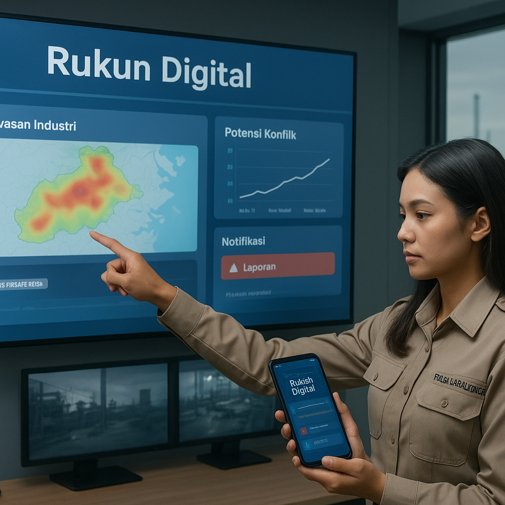 Polda Jawa Timur Kembangkan Aplikasi 'Rukun Digital' untuk Pantau Potensi Konflik di Daerah Industri